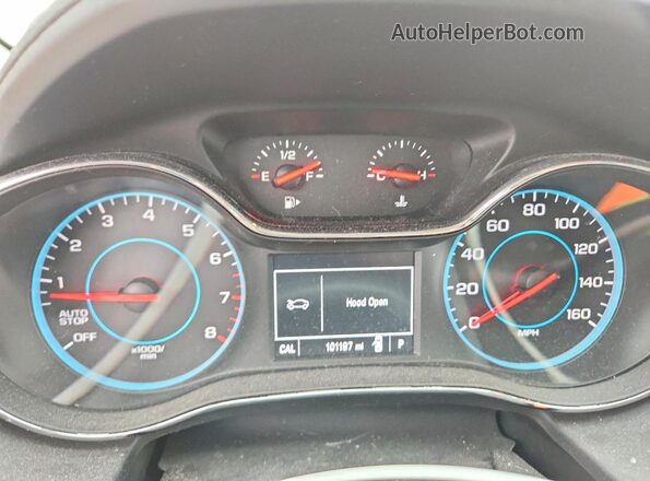 3G1BC5SM2HS552898 2017 CHEVROLET CRUZE Blue Widok zestawu wskaźników