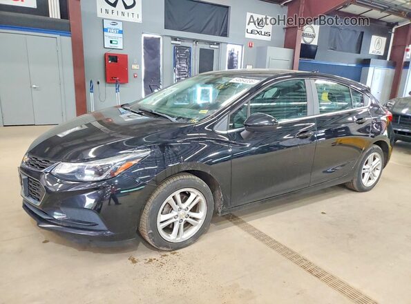 3G1BE6SM1HS557994 2017 CHEVROLET CRUZE Черный Передняя левая четверть