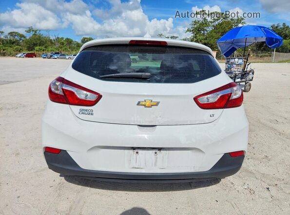 3G1BE6SM1JS637527 2018 CHEVROLET CRUZE Белый Вид сзади