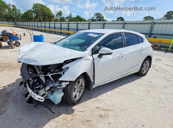 3G1BE6SM1JS637527 2018 CHEVROLET CRUZE Белый Передняя левая четверть