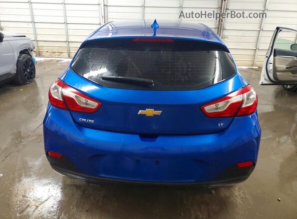3G1BE6SM3JS654099 2018 CHEVROLET CRUZE Blue Հետևի տեսք