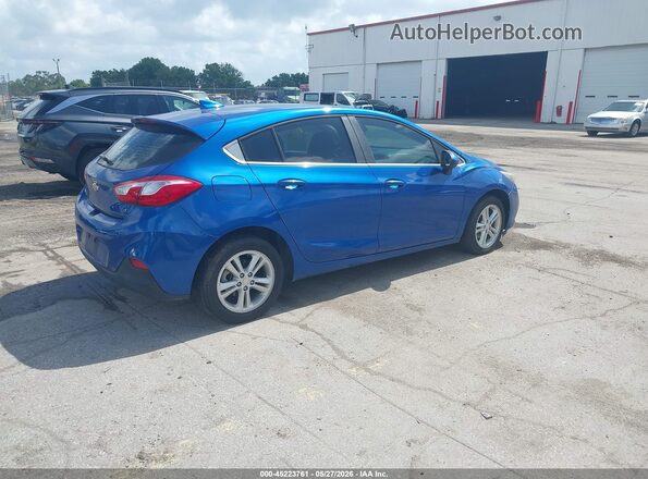 3G1BE6SM5JS607639 2018 CHEVROLET CRUZE Blue Trasero derecho