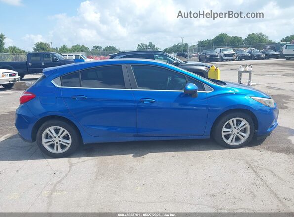 3G1BE6SM5JS607639 2018 CHEVROLET CRUZE Blue Vista interior trasera
