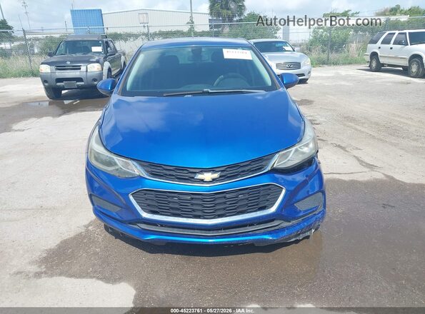 3G1BE6SM5JS607639 2018 CHEVROLET CRUZE Blue Vista del cuadro de instrumentos