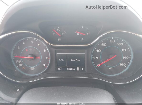 3G1BE6SM5JS607639 2018 CHEVROLET CRUZE Blue Vista de los asientos traseros
