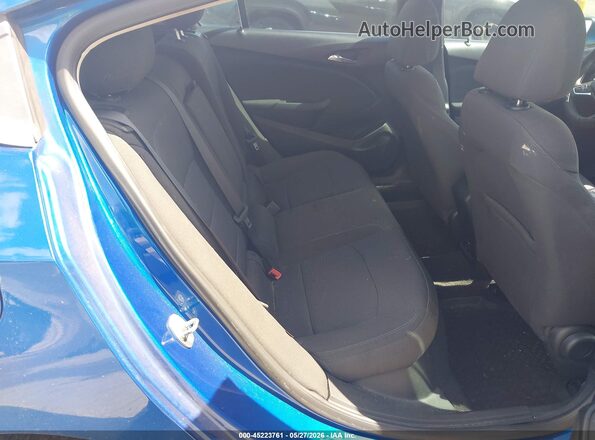 3G1BE6SM5JS607639 2018 CHEVROLET CRUZE Blue Vista de la etiqueta del VIN