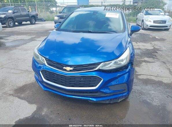 3G1BE6SM5JS607639 2018 CHEVROLET CRUZE Blue Vista frontal