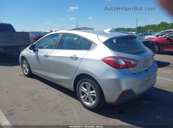 3G1BE6SM6JS621159 2018 CHEVROLET CRUZE Silver Tył lewy