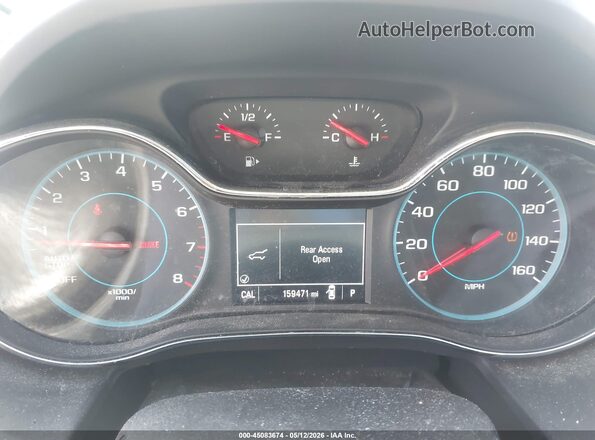 3G1BE6SM6JS621159 2018 CHEVROLET CRUZE Silver Widok tylnych siedzeń