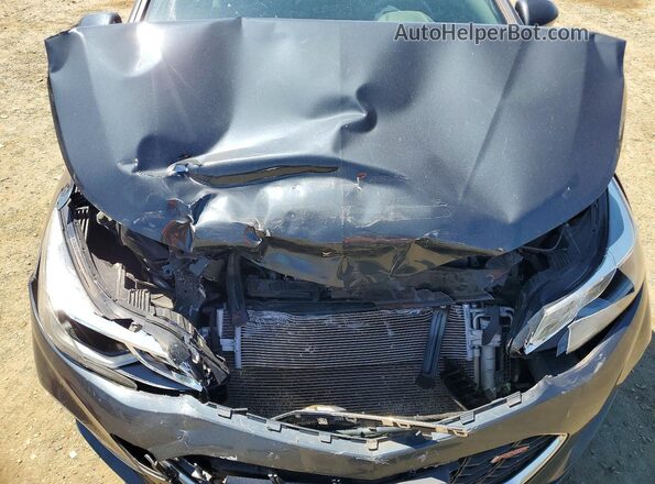 3G1BE6SM8JS519748 2018 CHEVROLET CRUZE Charcoal Widok wnętrza z tyłu