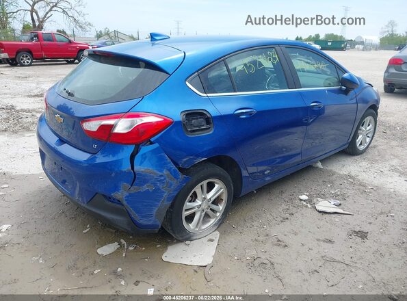 3G1BE6SM8JS567945 2018 CHEVROLET CRUZE Blue Rear right