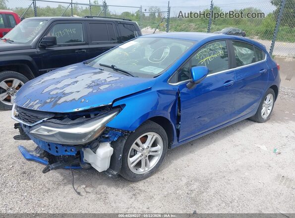 3G1BE6SM8JS567945 2018 CHEVROLET CRUZE Blue Front left