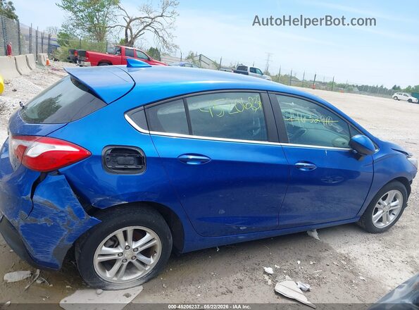 3G1BE6SM8JS567945 2018 CHEVROLET CRUZE Blue Rear interior view