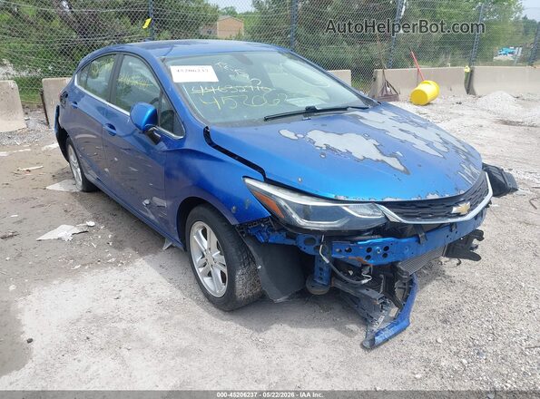 3G1BE6SM8JS567945 2018 CHEVROLET CRUZE Blue Front right