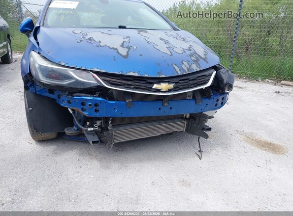 3G1BE6SM8JS567945 2018 CHEVROLET CRUZE Blue Front view
