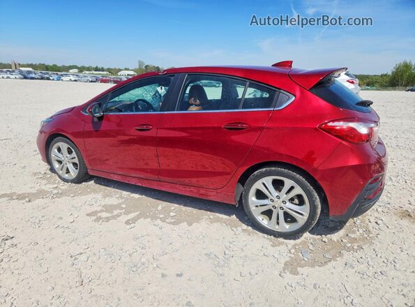 3G1BH6SE5JS508089 2018 CHEVROLET CRUZE Красный Задняя левая четверть