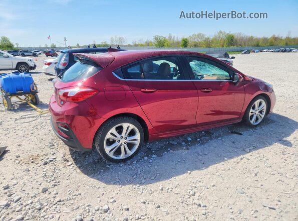 3G1BH6SE5JS508089 2018 CHEVROLET CRUZE Красный Задняя правая четверть