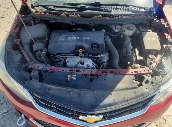 3G1BH6SE5JS508089 2018 CHEVROLET CRUZE Красный Вид задней части салона