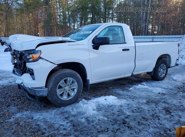 3GCNAAED2PG332242 2023 CHEVROLET SILVERADO White Przód lewy