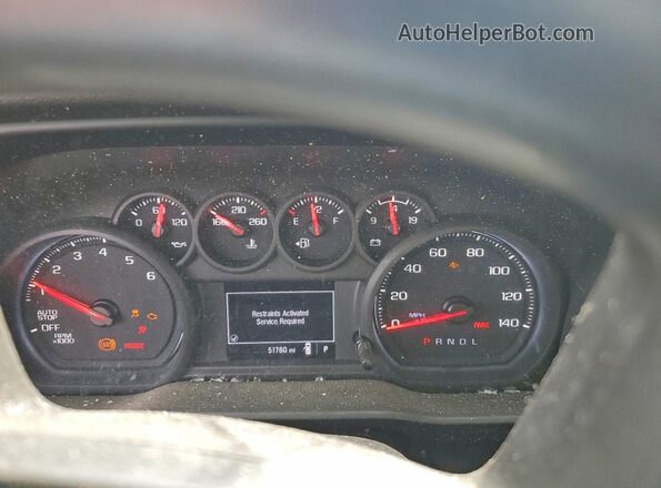 3GCNAAED9NG580744 2022 CHEVROLET SILVERADO White Widok zestawu wskaźników