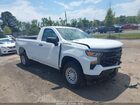 2025 Chevrolet Silverado 1500 4wd  Long Bed Wt Белый vin: 3GCNKAEK8SG262895