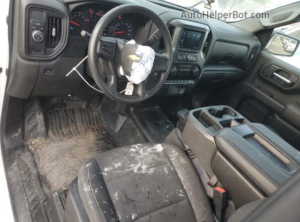 3GCNWAEF5MG314302 2021 CHEVROLET SILVERADO White წინა პანელის ხედი