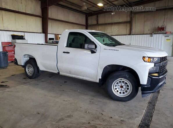 3GCNWAEF7LG114858 2020 CHEVROLET SILVERADO Белый Передняя правая четверть