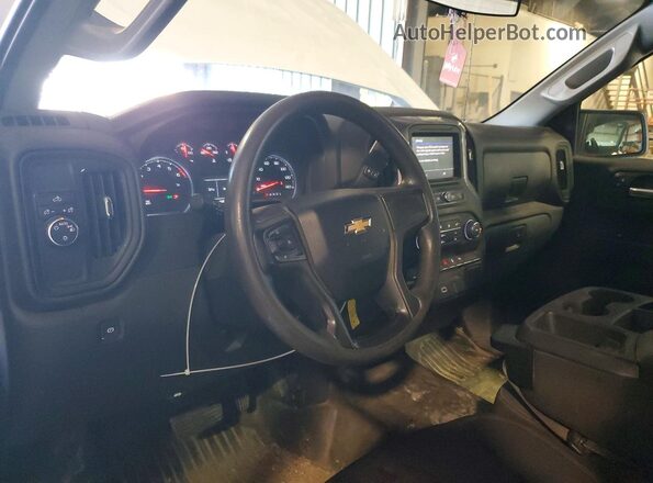 3GCNWAEF7LG114858 2020 CHEVROLET SILVERADO Белый Вид панели приборов