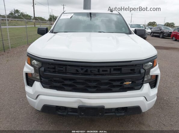 3GCPABEK0NG503001 2022 CHEVROLET SILVERADO Белый Вид щитка приборов