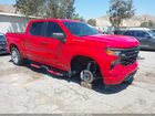 2024 Chevrolet Silverado 1500 2wd  Short Bed Custom Red vin: 3GCPABEK8RG216060