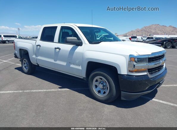 3GCPCNEH7JG465647 2018 CHEVROLET SILVERADO Белый Передняя правая четверть