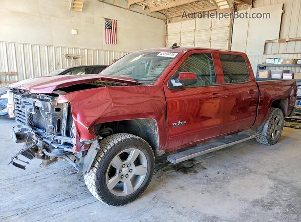 3GCPCREC3JG156687 2018 CHEVROLET SILVERADO Maroon Առջևի ձախ երեք քառորդ տեսարան