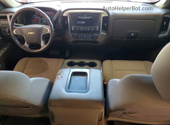3GCPCREC3JG156687 2018 CHEVROLET SILVERADO Maroon Առջևի վահանակի տեսք