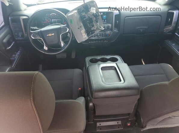 3GCPCREC3JG313926 2018 CHEVROLET SILVERADO Серебряный Вид панели приборов