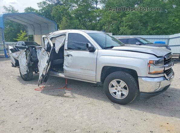 3GCPCREC3JG313926 2018 CHEVROLET SILVERADO Серебряный Передняя правая четверть