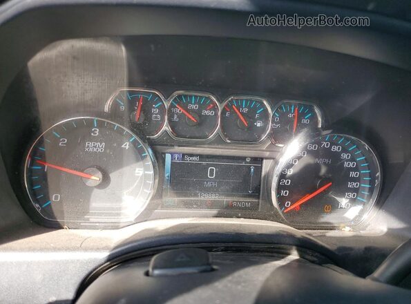 3GCPCREC4GG188962 2016 CHEVROLET SILVERADO Blue Սարքավորումների վահանակի տեսք