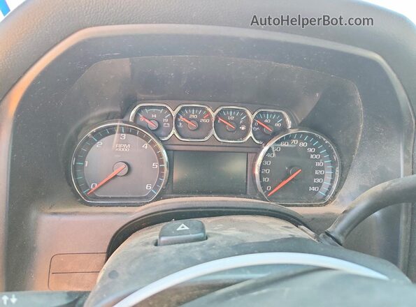 3GCPCREC4JG148999 2018 CHEVROLET SILVERADO White Widok zestawu wskaźników