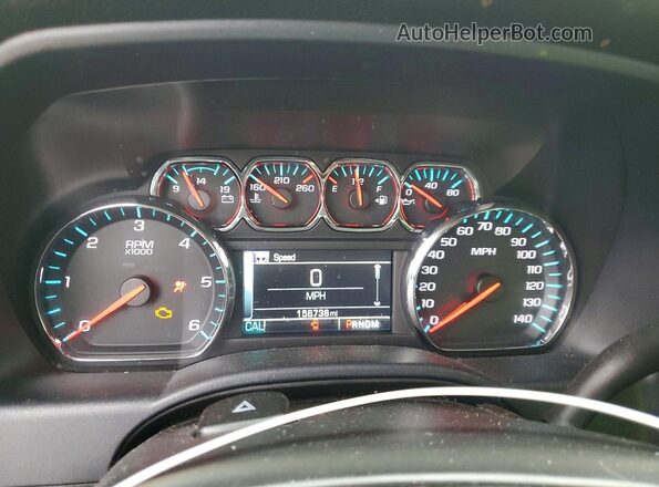 3GCPCREC7GG233084 2016 CHEVROLET SILVERADO Blue Սարքավորումների վահանակի տեսք