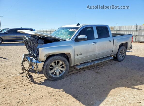 3GCPCREC8HG159529 2017 CHEVROLET SILVERADO Silver Առջևի ձախ երեք քառորդ տեսարան