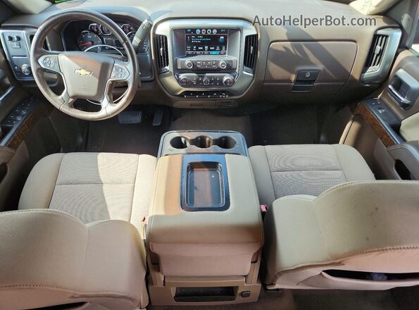 3GCPCREC8JG485448 2018 CHEVROLET SILVERADO Красный Вид панели приборов