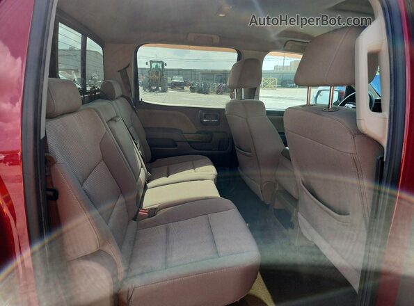 3GCPCREC8JG485448 2018 CHEVROLET SILVERADO Красный Вид задних сидений