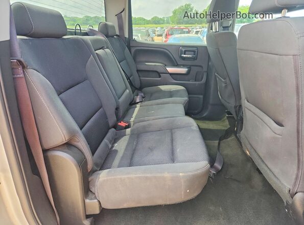 3GCPCREC9HG223366 2017 CHEVROLET SILVERADO Серебряный Вид задних сидений