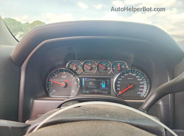 3GCPCREC9HG223366 2017 CHEVROLET SILVERADO Серебряный Вид щитка приборов
