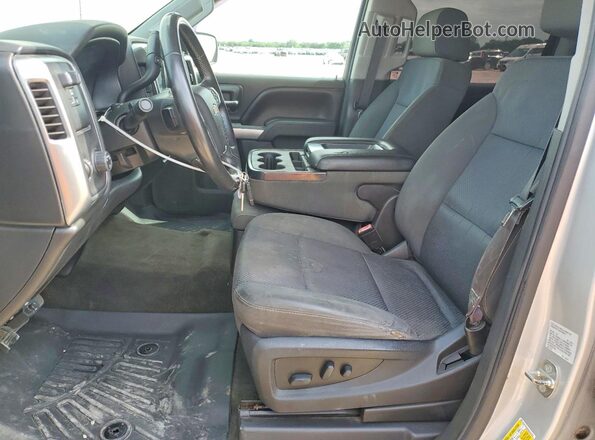 3GCPCRECXHG374121 2017 CHEVROLET SILVERADO Серебряный Вид салона спереди
