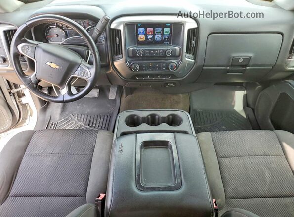 3GCPCRECXHG374121 2017 CHEVROLET SILVERADO Серебряный Вид панели приборов