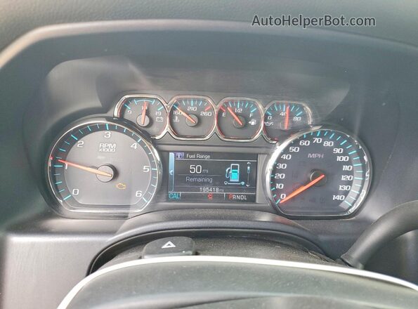 3GCPCRECXHG374121 2017 CHEVROLET SILVERADO Серебряный Вид щитка приборов