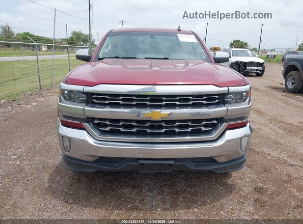 3GCPCSEC6HG384300 2017 CHEVROLET SILVERADO Red Vista del cuadro de instrumentos