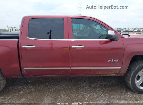 3GCPCSEC6HG384300 2017 CHEVROLET SILVERADO Red Vista interior trasera