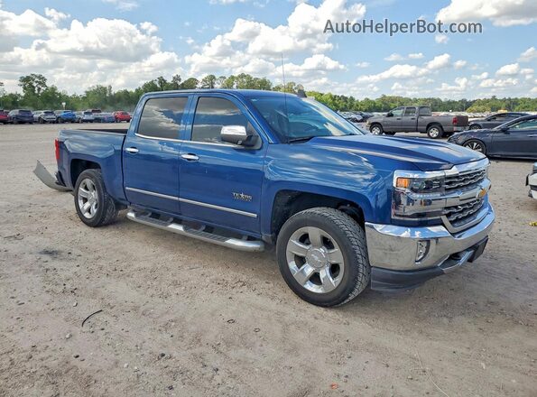 3GCPCSEC9JG263928 2018 CHEVROLET SILVERADO Blue Передня права чверть
