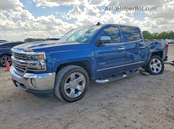 3GCPCSEC9JG263928 2018 CHEVROLET SILVERADO Blue Передня ліва чверть